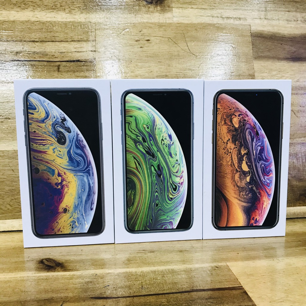 Hộp iPhone Xs tặng kèm chọt sim , sách hướng dẫn có đủ 3 màu