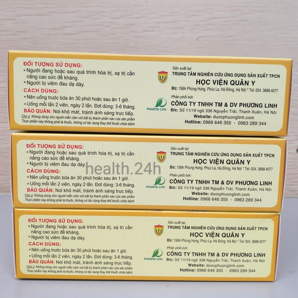 Nano Curcumin Tam Thất Xạ Đen HVQY