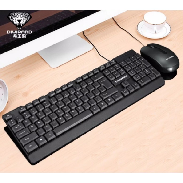 Combo Bàn Phím và Chuột văn phòng có dây Divipard MK310 | BigBuy360 - bigbuy360.vn