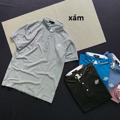 Áo thun nam cổ trụ kiểu ( nhiều màu) | BigBuy360 - bigbuy360.vn