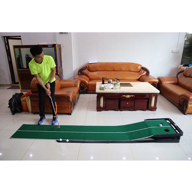 Thảm Golf Putting Trainer Điều Chỉnh Được Độ Nghiêng Của Thảm