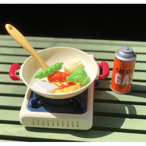 Bộ Đồ Chơi Bếp Gas Nấu Ăn Mô Phỏng Cho Bé