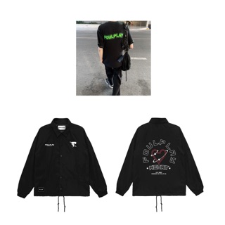 COMBO Line Tee (Đen) + Heart Jacket (Trắng/Đen)