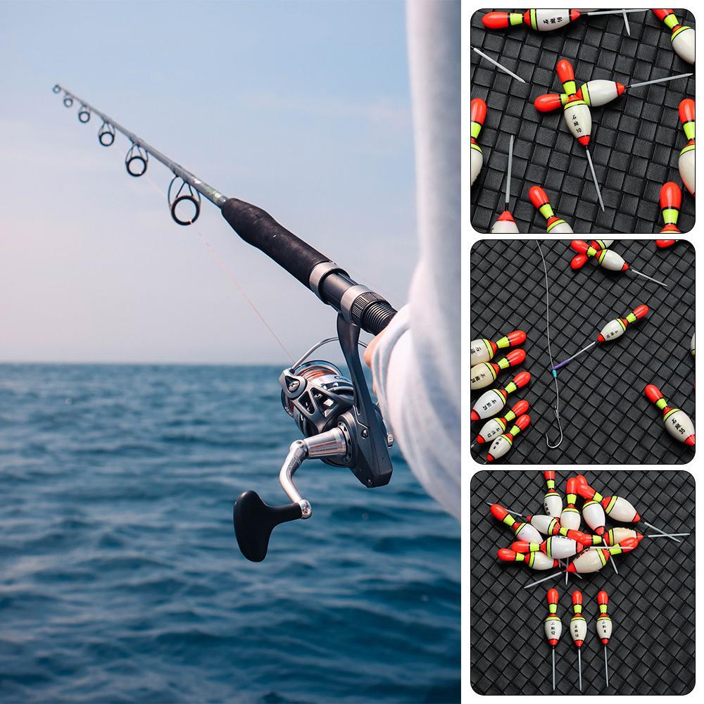 MUVAKO Phao Nổi Câu Cá Bằng Gỗ