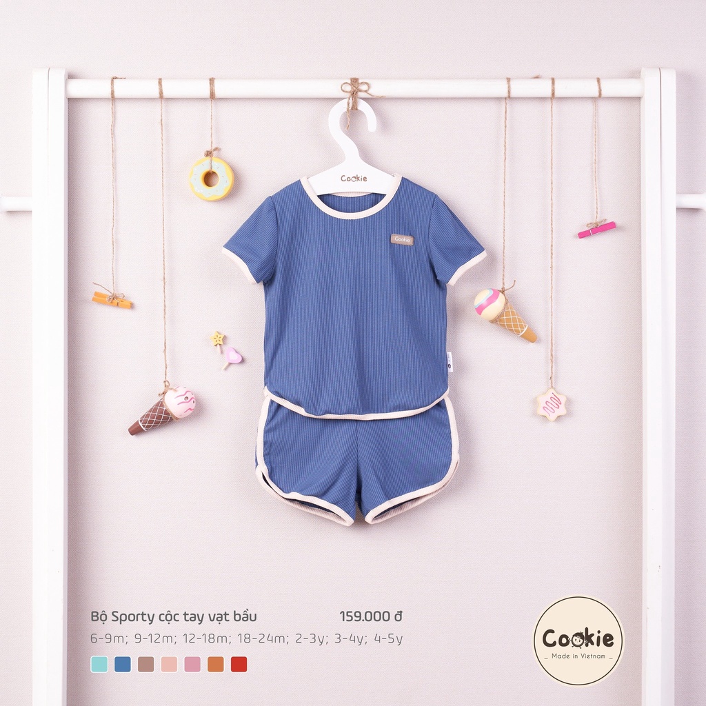 Bộ Sporty cộc tay Cookie