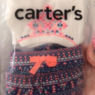 Bộ bé gái Carters nguyên túi zip
