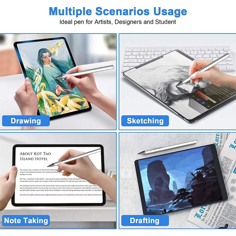 Bút Cảm Ứng Từ Tính Cho Máy Tính Bảng Surface Pro5 6 7 X Book Go 4096