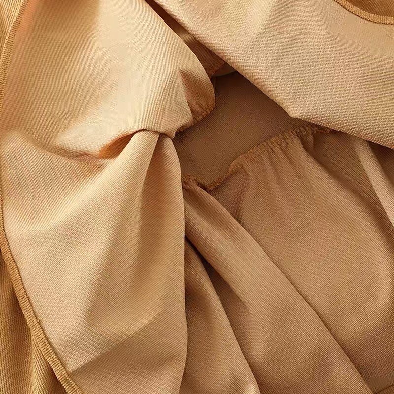 Set Áo gile Váy trắng dài babydoll nhung tăm bánh bèo tay bồng thắt nơ