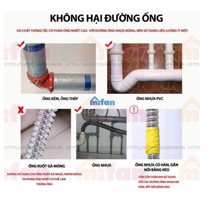 LOẠI CỰC MẠNH 150gram Xuất Hàn, Bột Thông Cống PIPEMAN -Thông Tắc Cống, Đường Ống Bồn Cầu Bồn Rửa Mặt Lavabo Toilet