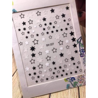 Sticker dán móng hình ngôi sao 5 cánh mã DH227