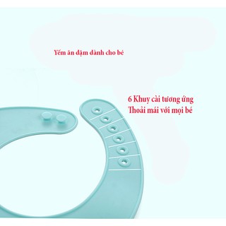 Yếm Máng Silicon cho bé siêu nhẹ ,siêu bền