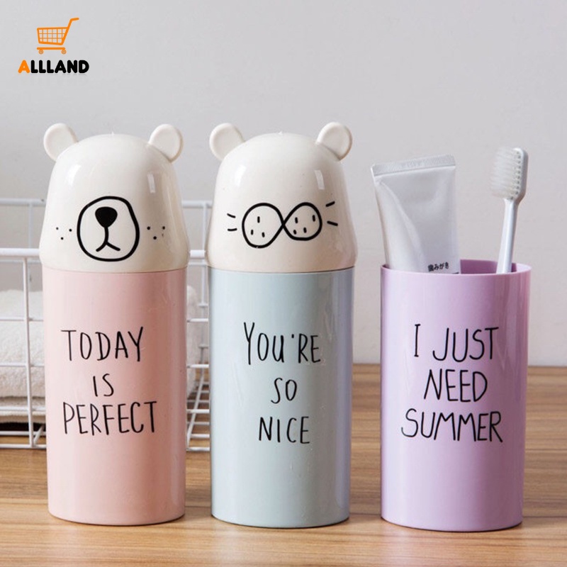 Hộp Đựng Bàn Chải Đánh Răng Họa Tiết Hoạt Hình Dễ Thương Tiện Dụng Khi Đi Du Lịch