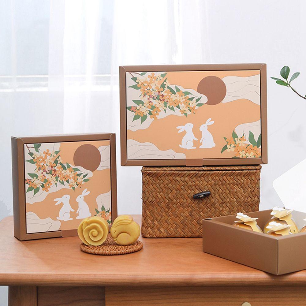 1 Hộp Đựng Bánh Ngọt Có Tay Cầm Sang Trọng DIY