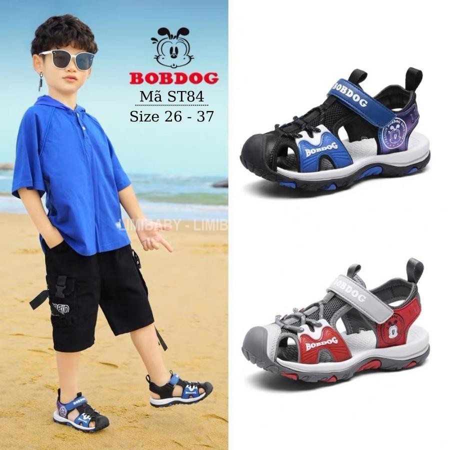 Dép sandal rọ bít mũi cho bé trai LIMIBABY siêu nhẹ kháng khuẩn đi học đi biển 3 - 12 tuổi khỏe khoắn và năng động ST84