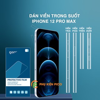 Dán viền Iphone 12 Pro Max / Iphone 11 Pro trong suốt PPF tự phục hồi vết xước - Dán dẻo viền Iphone 12 Pro Max