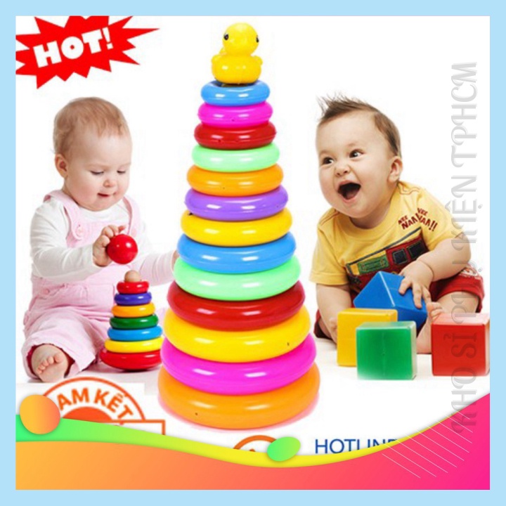Tháp Vịt | Thảy Vòng Vịt Xếp Chồng | Đồ Chơi Vận Động