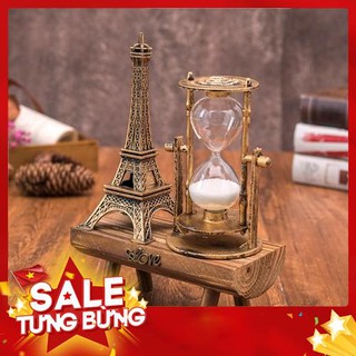 Qùa Lưu Niệm - Đồng Hồ Cát Tháp Eiffel Để Bàn - Qùa lưu niệm
