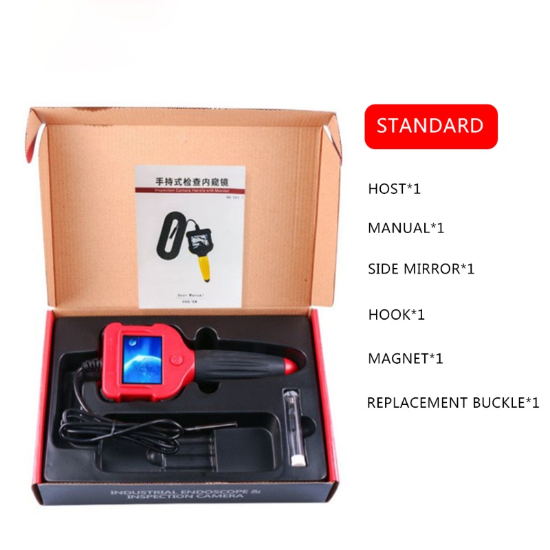 Máy Quay Video Bán Dẫn Cầm Tay 1M Dây Cáp 2.4 inch LCD Màu Sắc