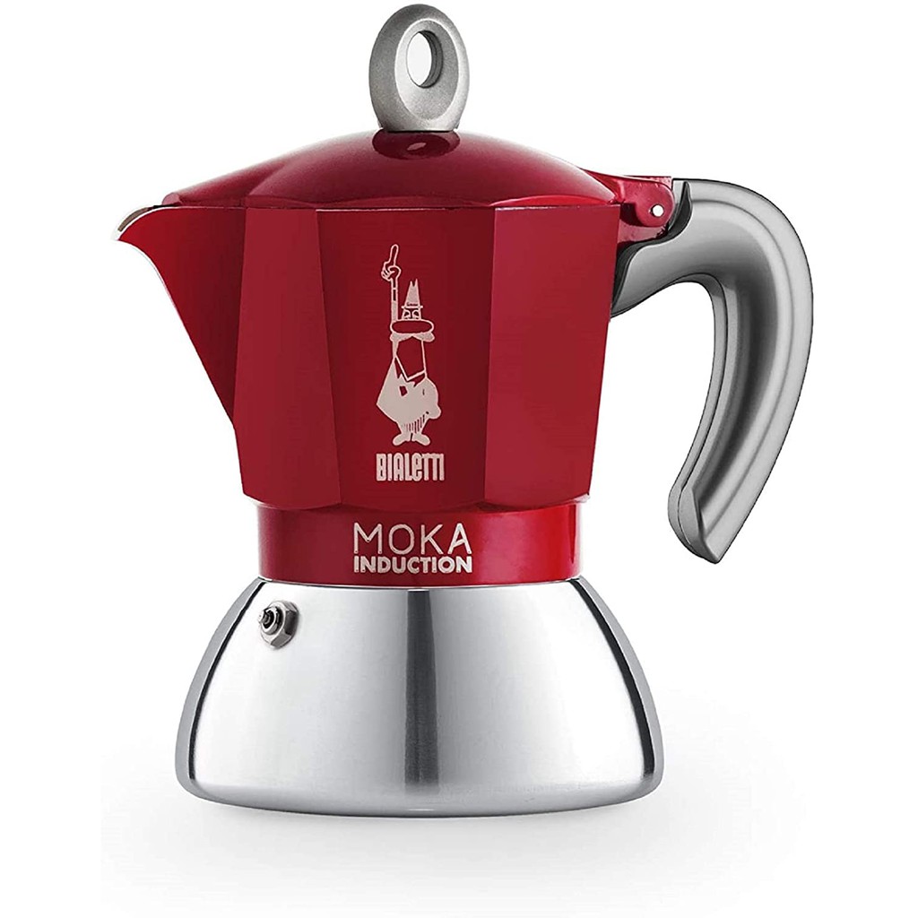 Ấm cà phê Bialetti Moka Induction (đáy từ) - tặng gói cà phê rang mới từ caphe-ine.com