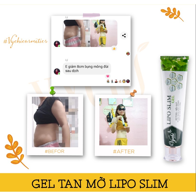 [CHÍNH HÃNG] Kem tan mỡ, Kem giảm mỡ bụng Lipo Slim sau sinh chiết xuất 100% thiên nhiên lành tính và an toàn