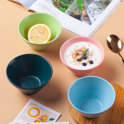 Bát cơm loe sứ 11cm màu pastel phong cách Bắc Âu đựng chè, cháo, soup - Sứ cao cấp không chì