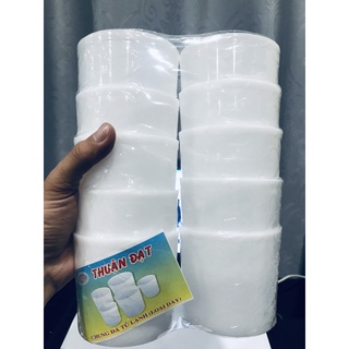 Chung làm đá bằng nhựa Combo 10 ly nhựa làm đá an, toàn, tiện lợi, cao, cấp