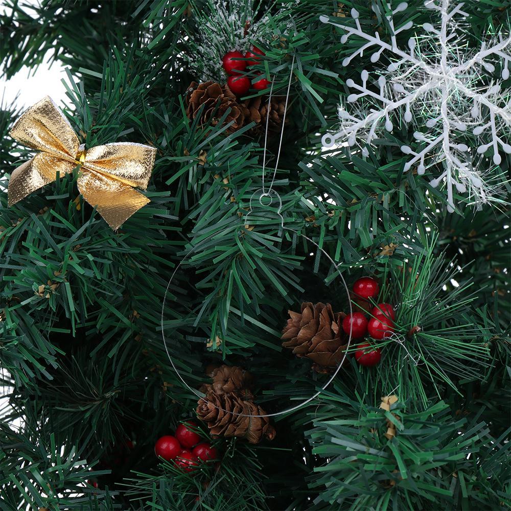 Set 10 Phụ Kiện Trang Trí Cây Thông Noel Bằng Acrylic Trong Suốt DIY