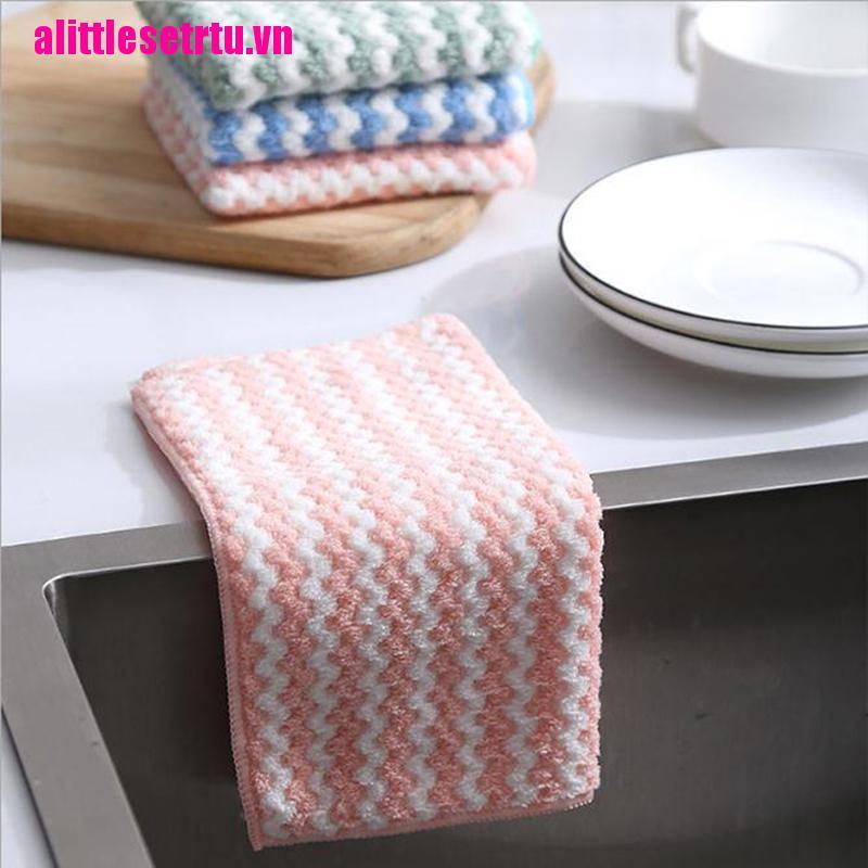 Bộ 3 Khăn Lau Chén Dĩa Nhà Bếp 25 * 25CM
