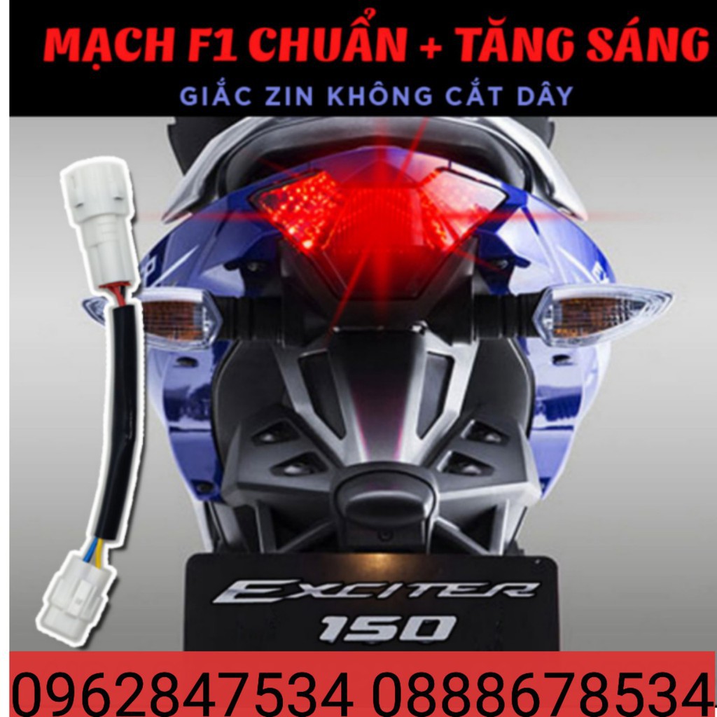 Bộ Mạch Sẵn Giắc Zin Tạo Chớp Stop F1 Chuẩn Cho Exciter 150, NVX - dochoixemay