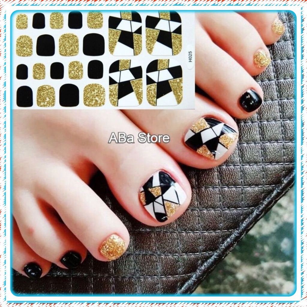 Dán                            móng Korean❌FREESHIP❌Style Fashion Cartoon 3D Nail Sticker Waterproof Nail Art [H021-040]