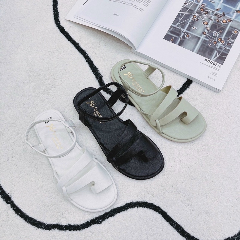Sandal học sinh MAILIAA quai xỏ ngón kiểu mới đai thun đi êm