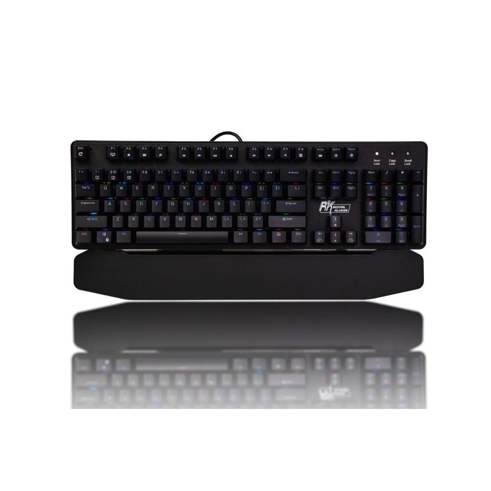 Bàn phím cơ RK920 chính hãng Led RGB - Phím cơ Royal Kludge Blue Switch