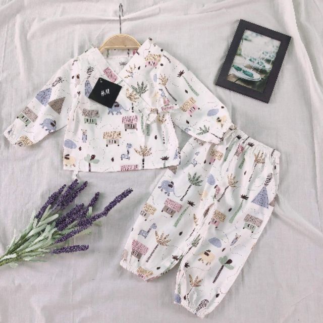 Bộ yukata vải Kate hàn 6kg-15 kg