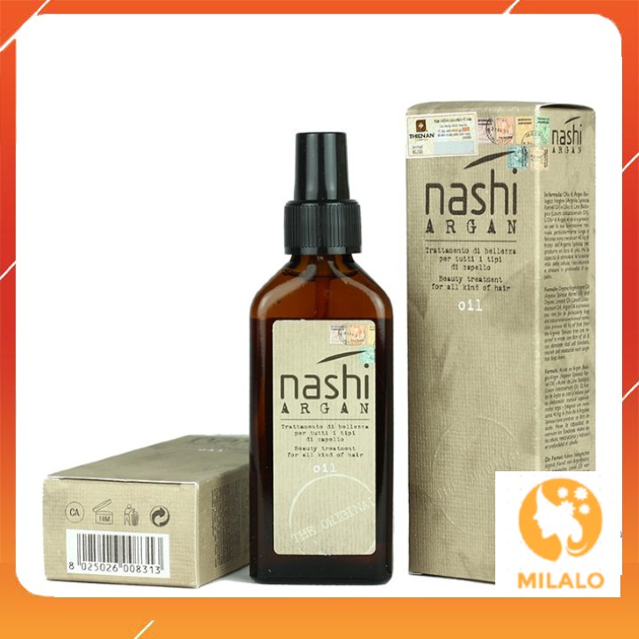 Tinh dầu dưỡng tóc mùi thơm cao cấp chính hãng giá rẻ Nashi Argan Oil_ 100ml- MILALO