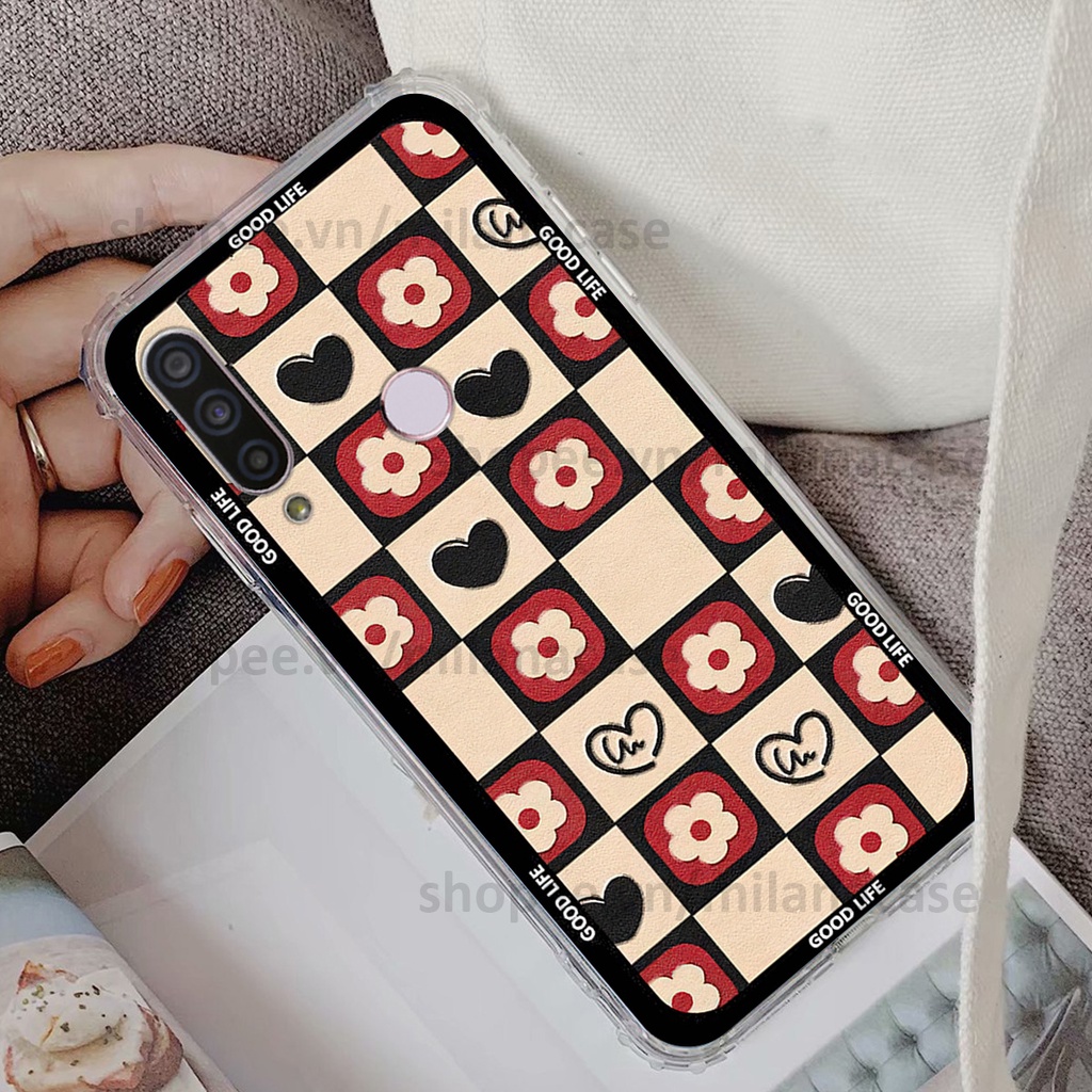Ốp Vsmart Joy 3 / Joy3 in hình caro trái tim siêu đẹp, siêu nét đầy phong cách cá tính