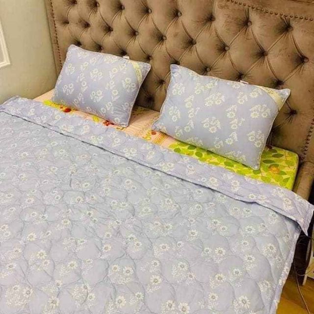 Cặp gối ép chân không in hoa cao cấp 45×65cm