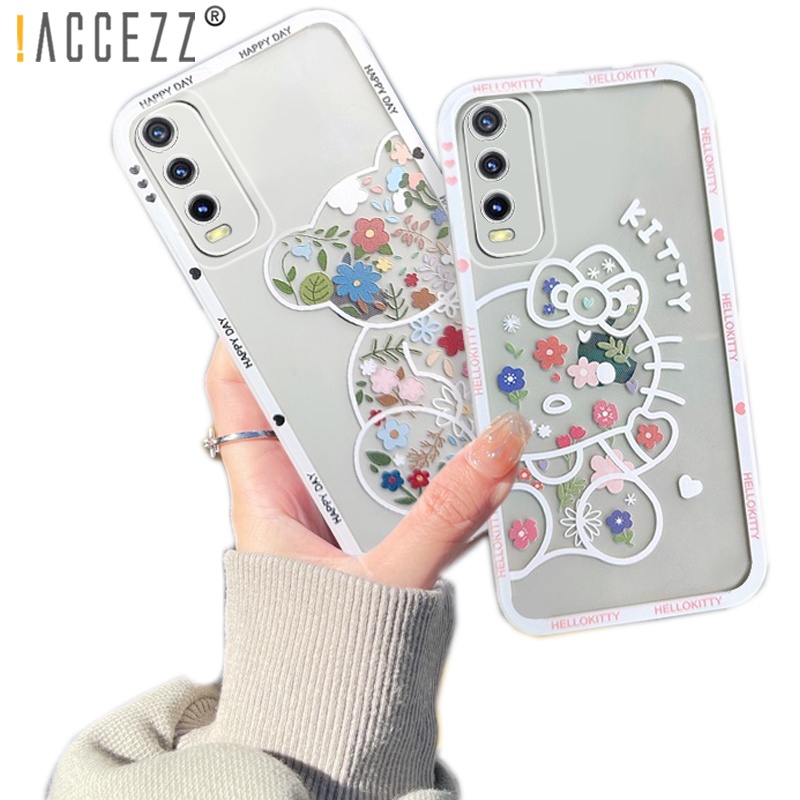 Ốp Điện Thoại TPU Mềm Họa Tiết Mèo / Gấu / Mèo Cho iPhone 13 12 11 pro max X XS XR 7 / 8 Plus 6 6s