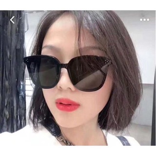 Kính ulzzang đi biển râm đen 3 chấm