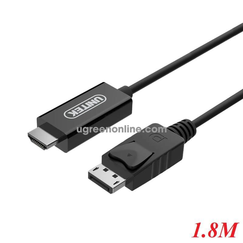 CÁP DISPLAYPORT TO HDMI 1.8M UNITEK Y-5118Ca