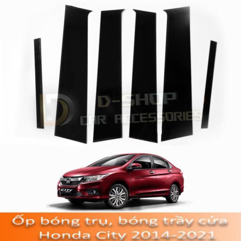 Ốp bóng trụ Honda City 2014-2020 - tráng gương đẹp cho xe, chống trầy cửa xe