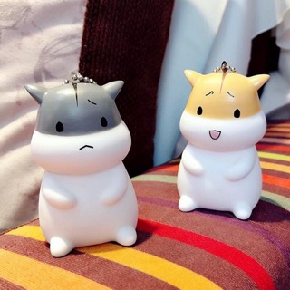 Móc chìa khoá chuột Hamster ngộ nghĩnh đáng yêu