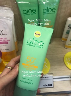 Kem chống nắng Aloe soothing essence waterproof sun gel Face and Body