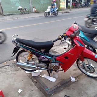 Tem wave 110 xanh ngọc đen crom