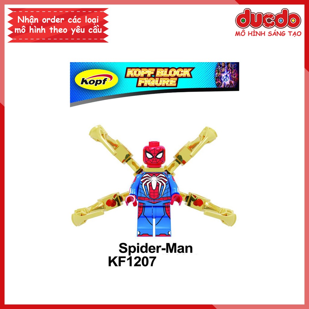 Minifigures siêu anh hùng Iron Man Octopus - Đồ chơi Lắp ghép Xếp hình Mô hình Mini EndGame Kopf KF6097