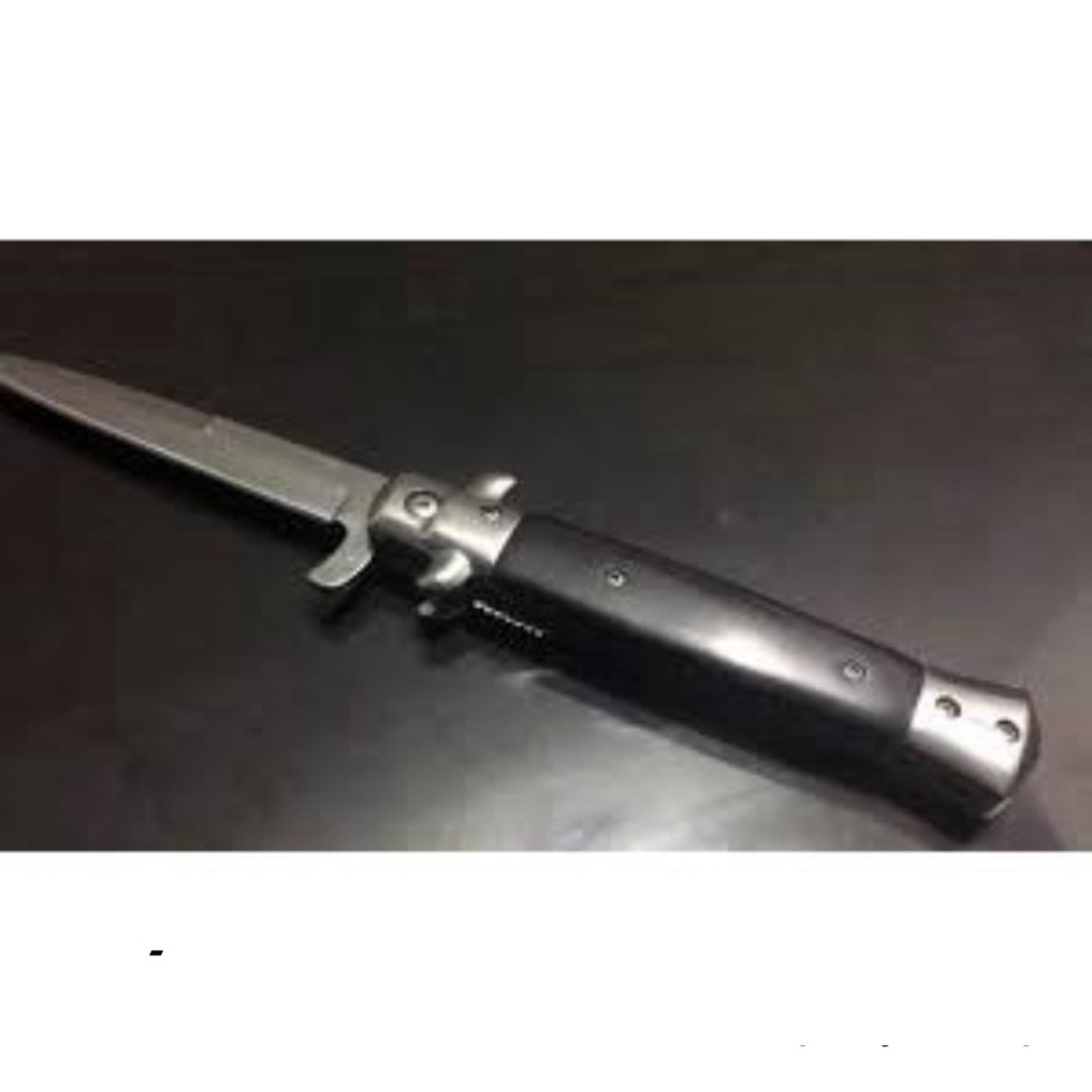 Dao phượt cá kiếm chuôi ốp gỗ gấp gọn cao cấp