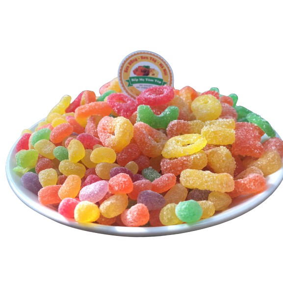 1KG KẸO DẺO CHIP CHIP BỌC ĐƯỜNG HƯƠNG TRÁI CÂY ĐÀ LẠT SIÊU NGON