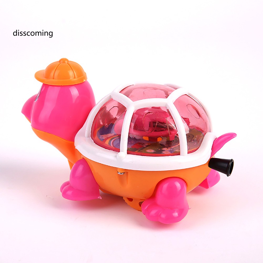 Đồ chơi lên dây cót hình rùa có đèn LED phát sáng