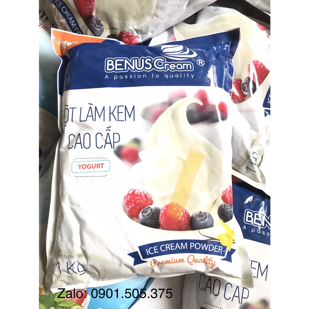 Bột Làm Kem Tươi Cao Cấp Hương Vị Yogurt (Sữa Chua)