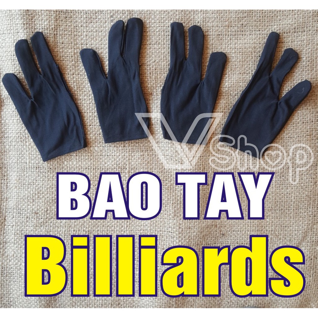 Bao tay, găng tay câu lạc bộ bi da. billiards. gói 20 cái