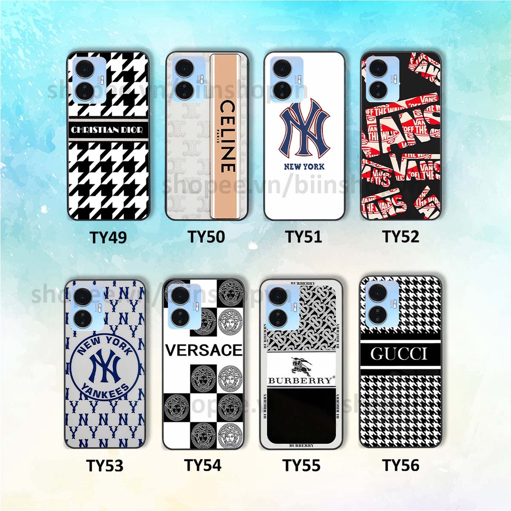 Ốp Vivo Y55 2022 in hình các thương hiệu nổi tiếng siêu đẹp, thời trang cá tính